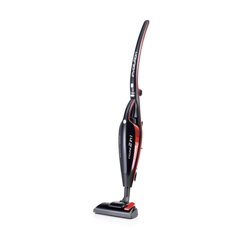 Scopa elettrica 2 in 1 Aspirapolvere e aspirabriciole, 0,8L - tecnologia ciclonica senza sacco, filtro HEPA - Con filo