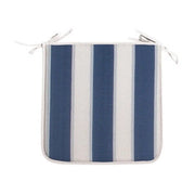 CUSCINO PANAREA CM.39X39X2  RIGATO BLU- GEMITEX- 4,0 pz