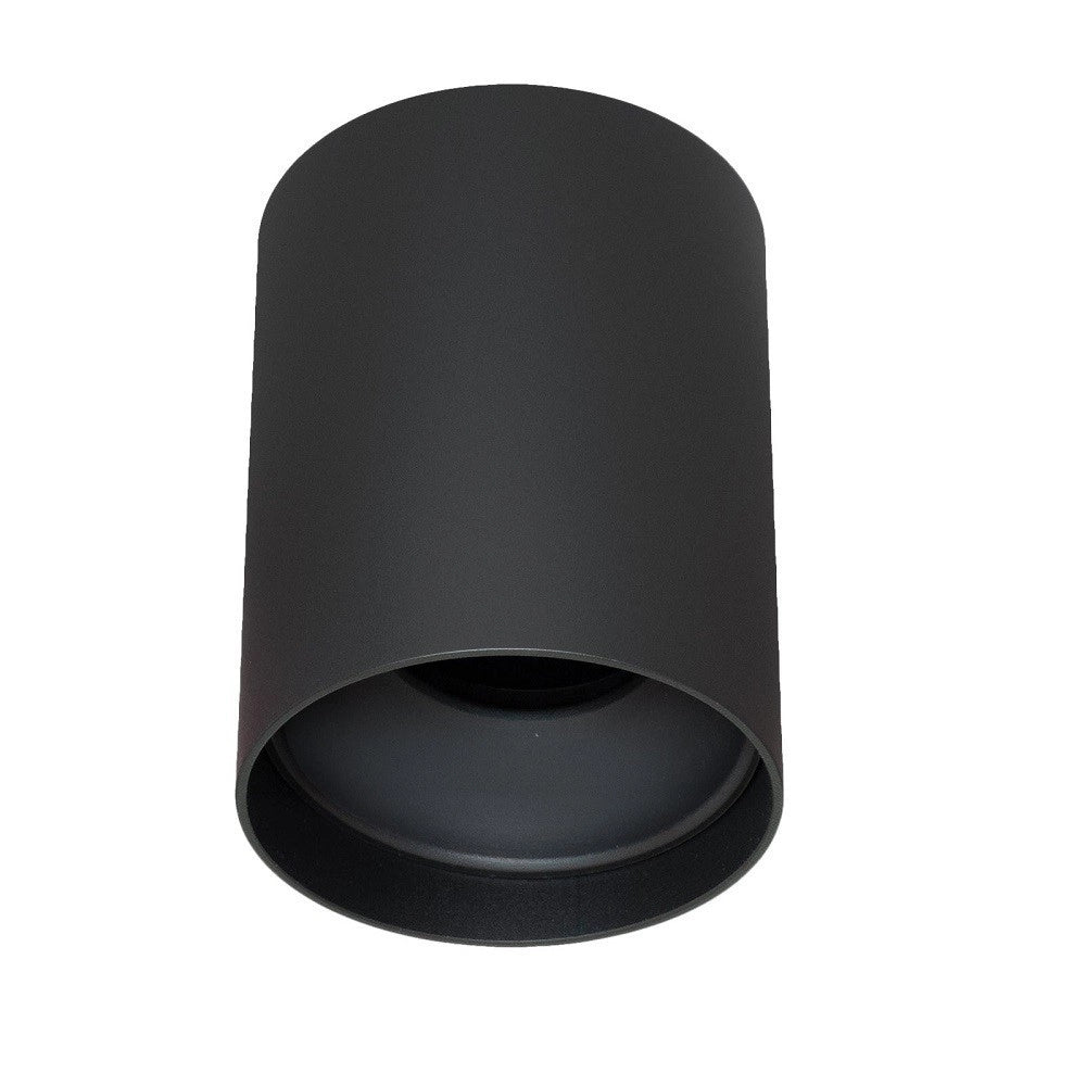 Trade Shop - Plafoniera Moderna Faretto Cilindro Esterno Da Soffitto Attacco Gu10 Luce 230v -