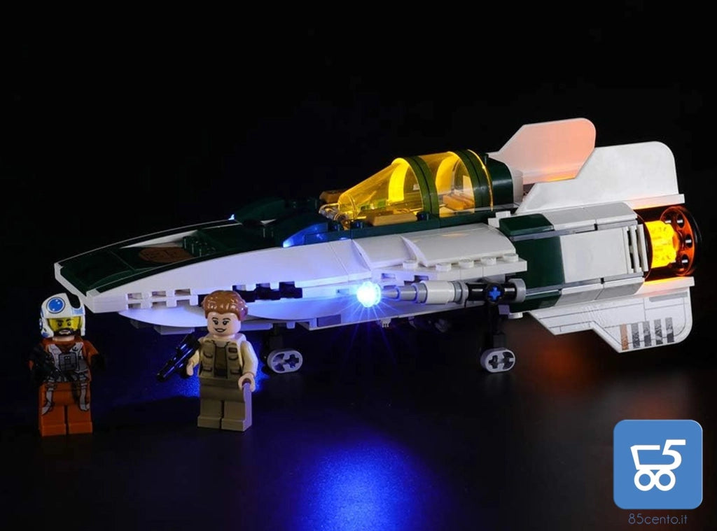 BRIKSMAX Kit di Illuminazione a LED per Resistance A-Wing Starfighter 75248 LEGO NON INCLUSI