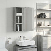 Armadio da bagno a muro Sonoma grigia 20 x 10 x 60,5 cm 889292