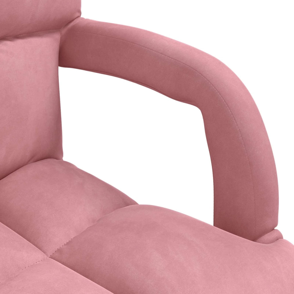 Sedia da Pavimento Rosa 58 x 62 x 58 cm Velluto 42028136