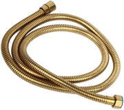 Doucheslang 40 Cm in Goud - Realizzato in Acciaio Inossidabile - G1/2in Flessibile - Douchekopslang Multifunzionale - Temperatura di Funzionamento da 0 a 80 Gradi - Pressione di 0,8 MPa - Douchekraan