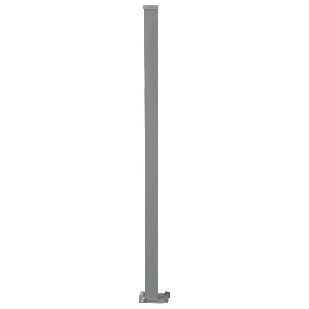 Tenda da sole laterale retrattile/schermo privacy per patio giardino terrazza balcone 160 x 600 cm marrone 02_0007098