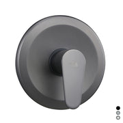 Miscelatore monocomando incasso doccia DH Nichel Nero Spazzolato