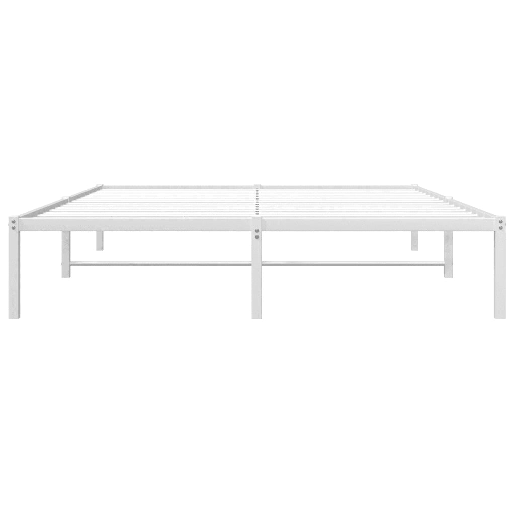 vidaXL Giroletto in Metallo Bianco 150x200 cm