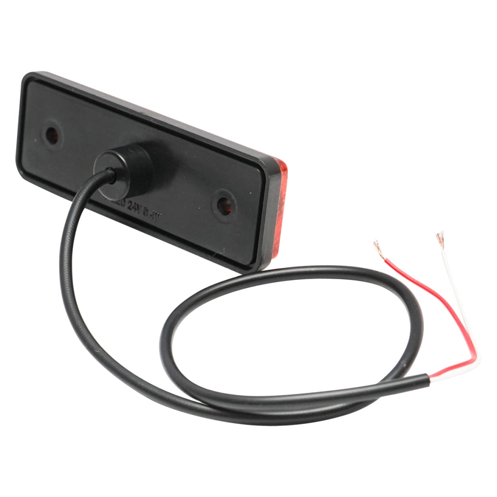 Lampada laterale  con LED portocalio, 12V/24V, Breckner Germany.