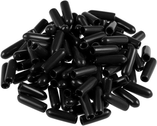 Elastomeri a sfere in vinile 3mm - 100 pezzi - Cappuccioli rotondi - Elastomero in vinile - Duraturo - Soffice e assorbente shock