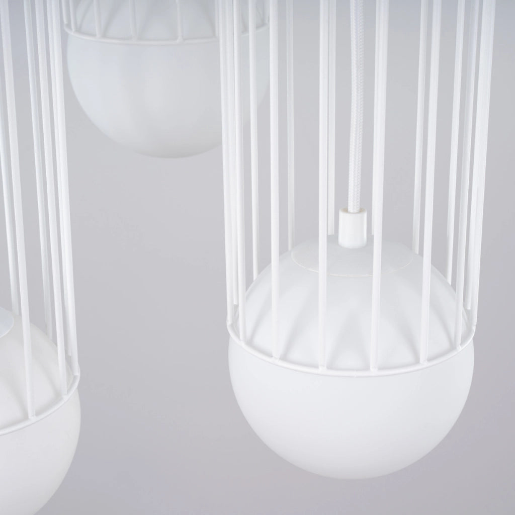 Lampada a sospensione BRINA 3P bianco