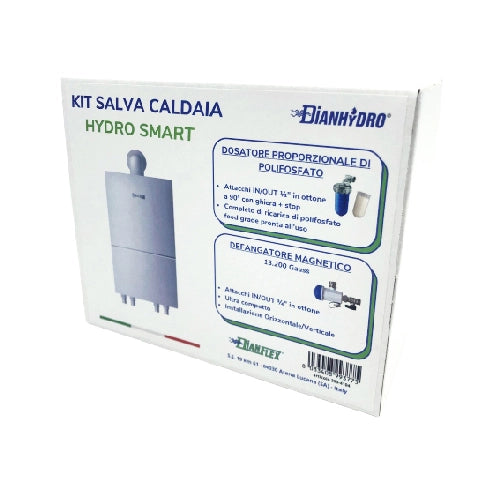 Kit salvacaldaia con defangatore e dosatore