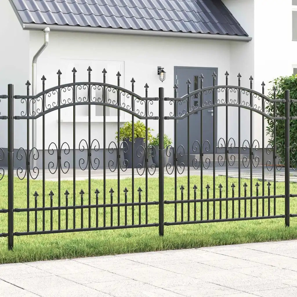 vidaXL Recinzione da giardino Grigio 165 cm