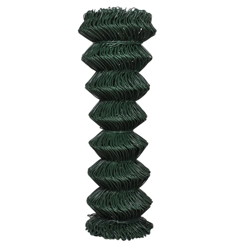 Recinzione a Rete in Acciaio 1,25x15 m Verde cod mxl 15102
