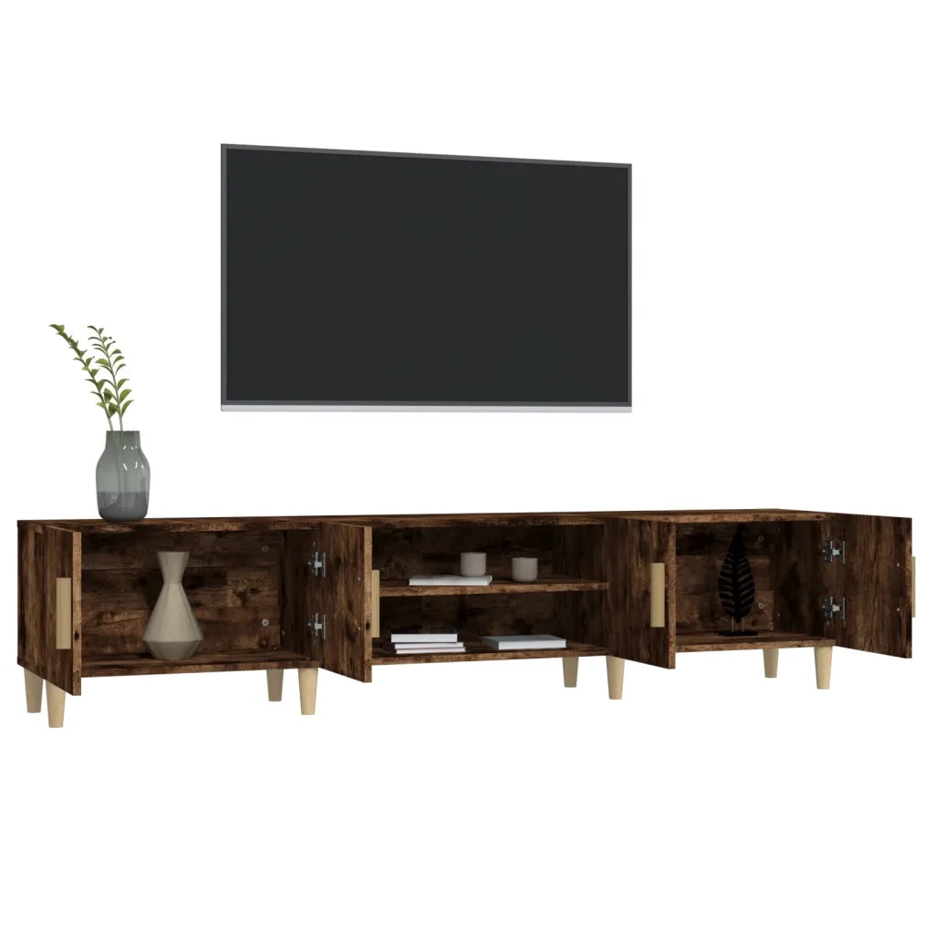 Mobile TV | Armadietto TV | Mobile Porta TV Rovere Fumo 180x31,5x40 cm in Legno Multistrato
