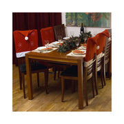 Trade Shop - 4 X Coprisedia Natalizio Copri Schienale Sedie Decorazione Tavola Cenone Natale -