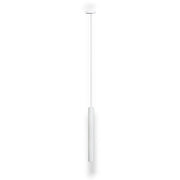 Faretto LED Pendente a Sospensione bianco per Binario Monofase 3W 300lm 4000K Fascio 30° in Alluminio per Illuminazione d’Accento Interni Luce Naturale 4000K