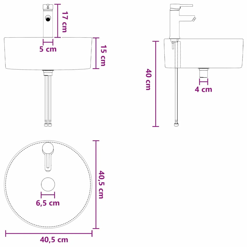Set di mobili per il bagno 2 pz Sonoma grigio 3404080