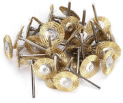 Set di spazzole a filo di rame - 30 pezzi - per strumenti rotativi - Ideale per la pulizia - Adatto per diverse superfici