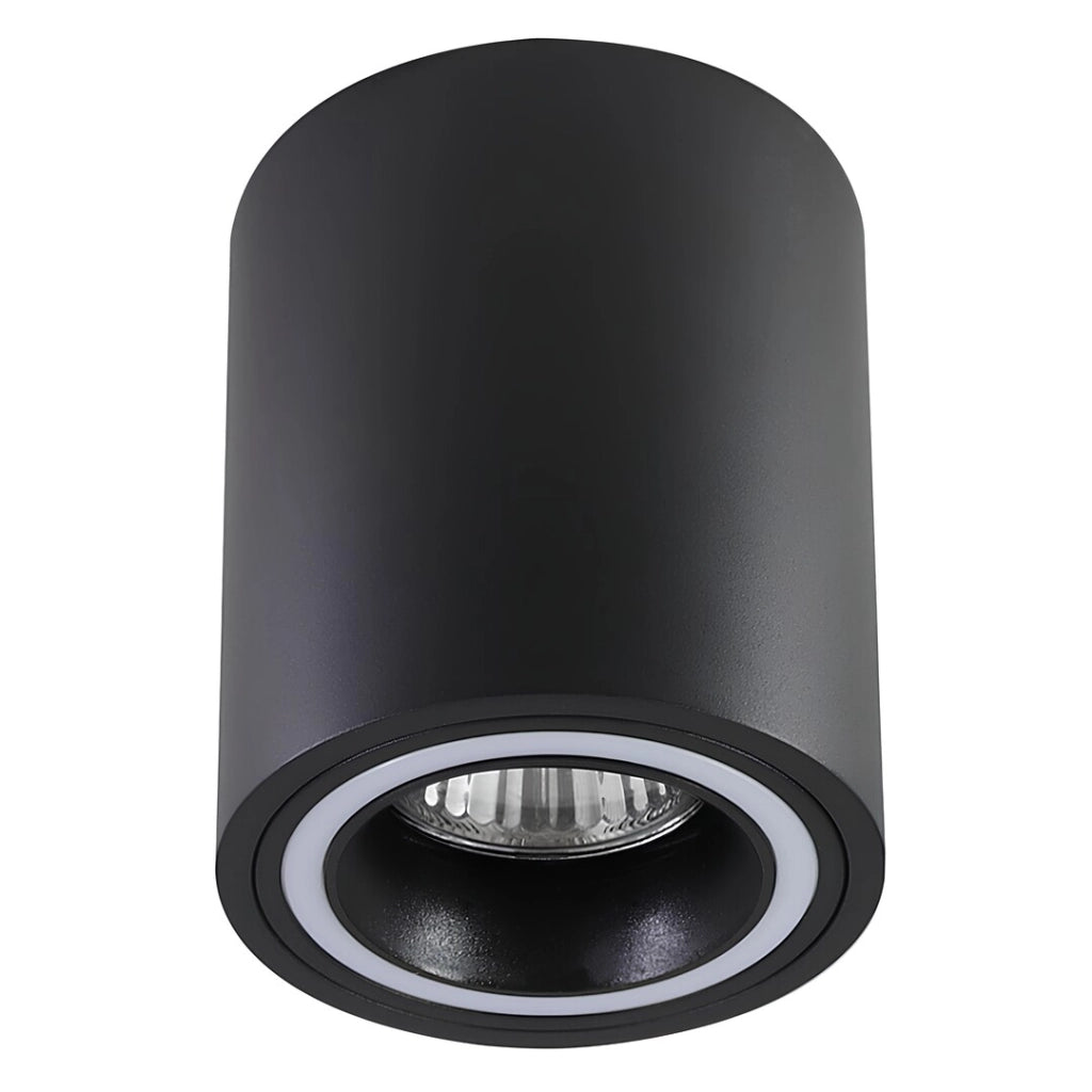 Spot da soffitto moderno nero tondo GU10 Rabalux Kobald