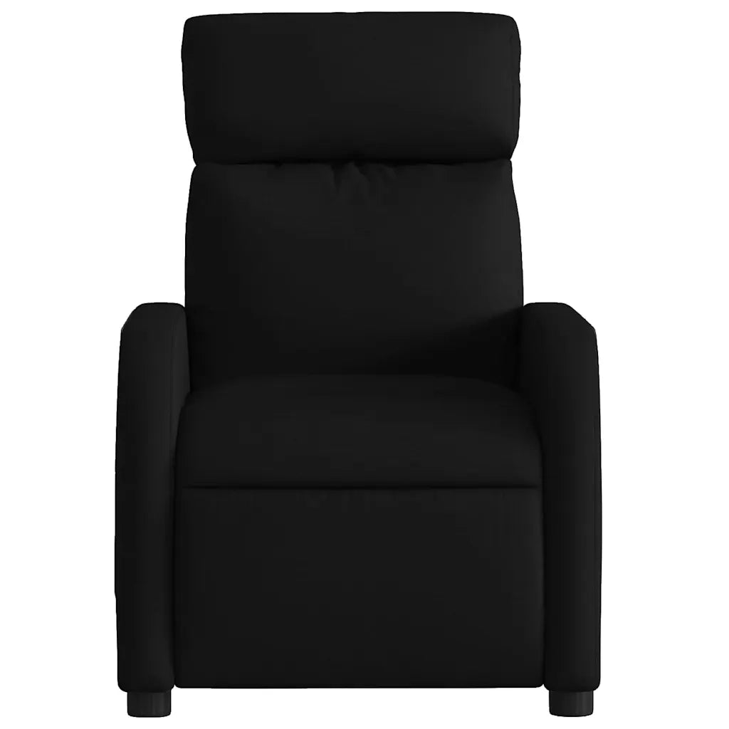 Divano Sedia-Poltrona Reclinabile in Tessuto Nero 797080