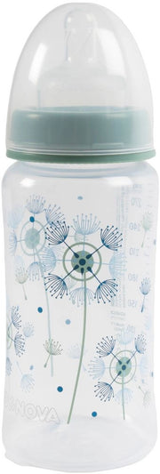 Biberon per neonati Poupy con collo largo decorato da 300 ml