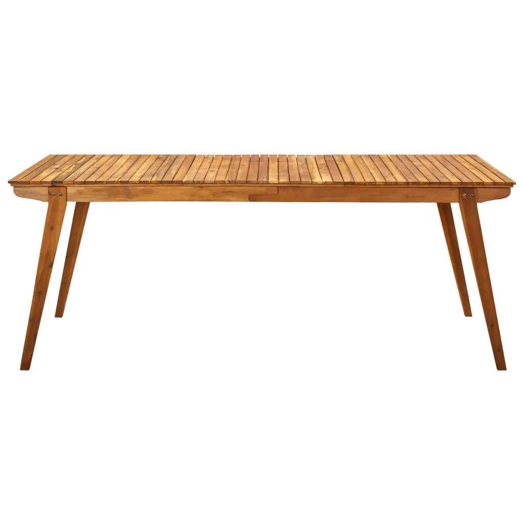 Tavolo da Giardino 201,5x100x75 cm in Legno Massello di Acacia cod mxl 54645