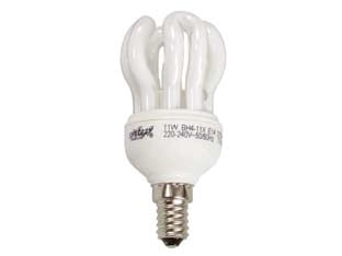 LAMPADA ELETTRONICA COMPATTA E14  11w  E14   2700  °K calda    SYNTESY