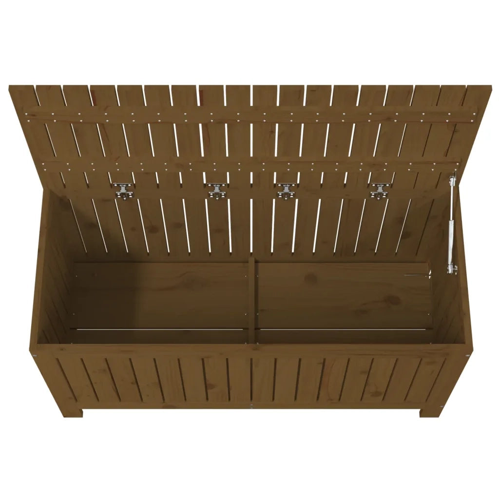Contenitore da Giardino Ambra 115x49x60 cm Legno Massello Pino 823839