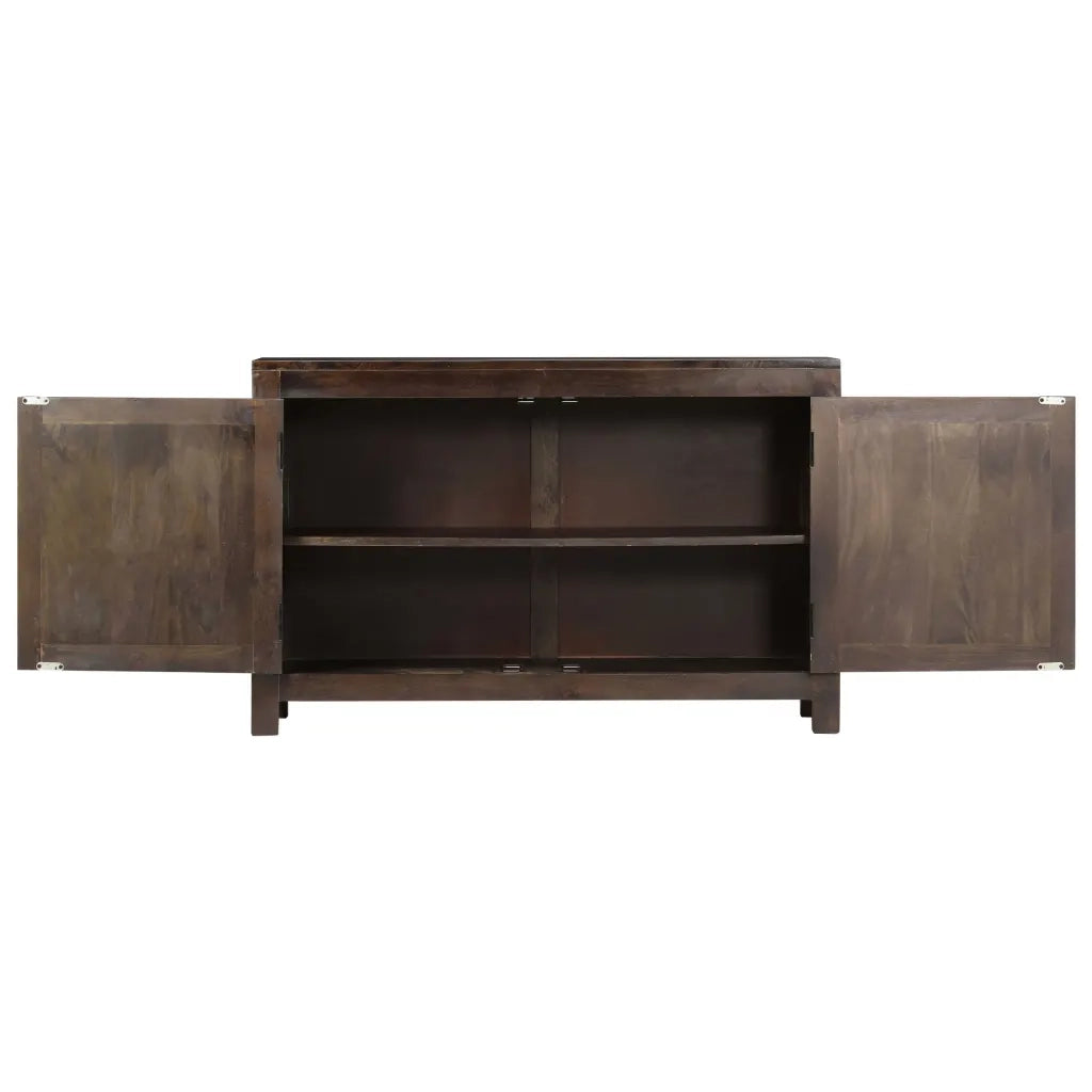 Credenza con Design Intagliato 110x35x70 cm in Legno di Mango 247765