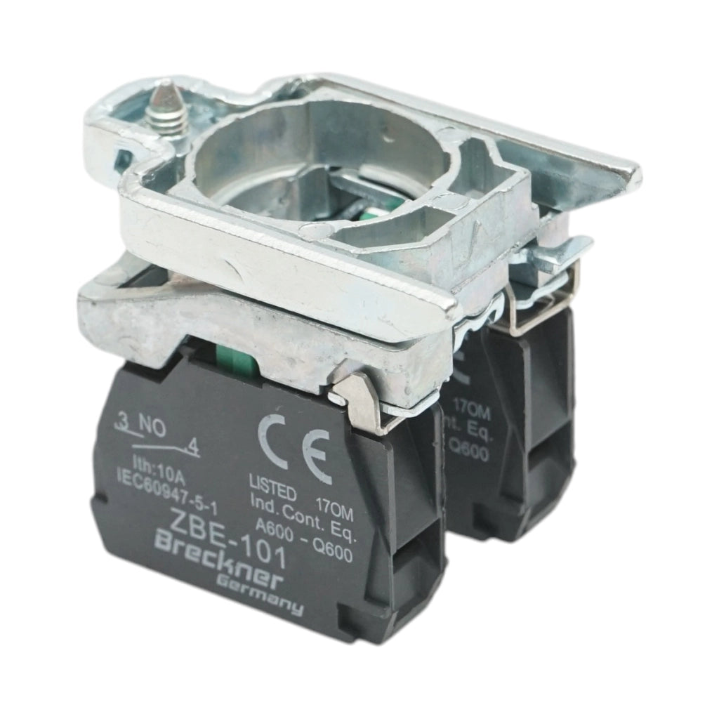 Elemento di blocco contatti ausiliari in metallo 2NO 240V/10A TB4 Breckner Germany