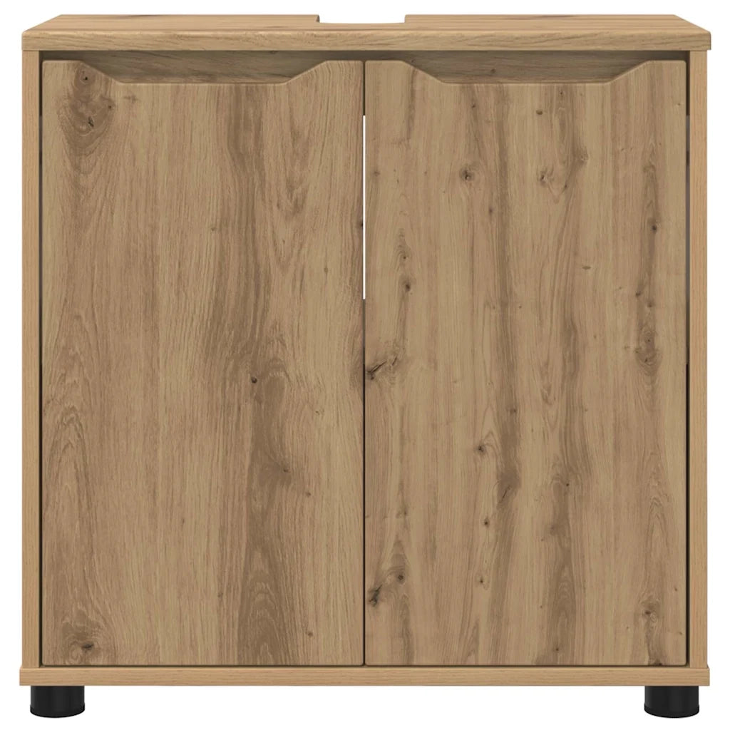 Mobile per lavabo da bagno Rovere artigianale 60 x 30 x 60 cm