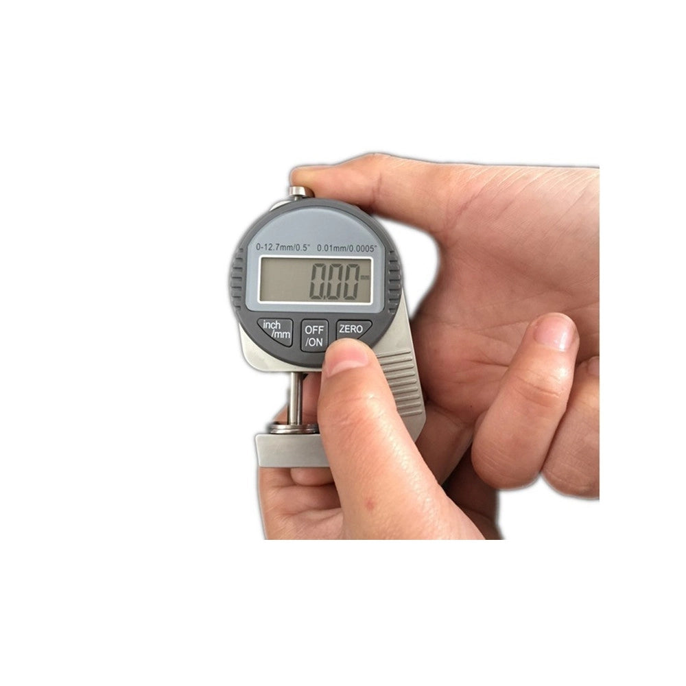 Trade Shop - Spessimetro Micrometro Digitale Palmer Alta Precisione 0-12,7 Mm X 0,01 Mm -
