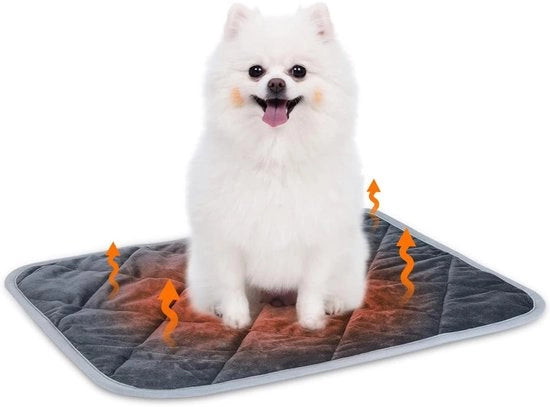 Matrice autoalimentante per animali domestici, mat per letto per animali domestici, autoalimentante, termoaccumulante, regolazione di temperatura, cuscino per gatti e cani multistrato
