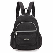 Borsa da viaggio mini per ragazze e donne, leggera e casual, 7 litri, nera