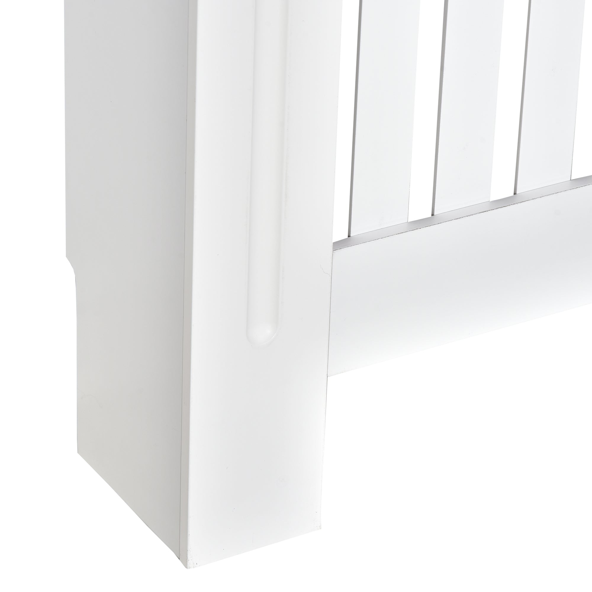 Copritermosifone in Legno MDF Bianco 172x19x81 cm