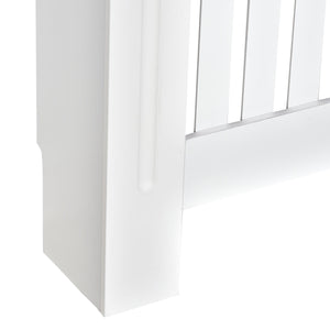 Copritermosifone in Legno MDF Bianco 172x19x81 cm