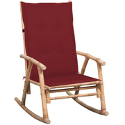 Sedia a Dondolo con Cuscino in BambÃ¹ cod mxl 67499