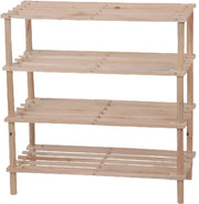 MAURY'S WOODY SCAFFALE 4 PIANI 64 X 26 X H67 CM NATURALE