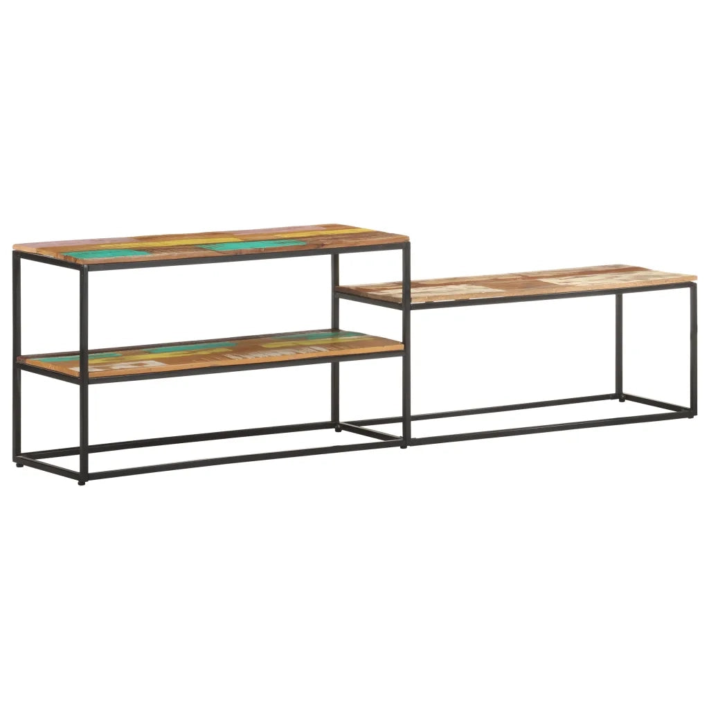 Mobile Porta TV 180x30x50 cm in Legno Massello di Recupero 321621