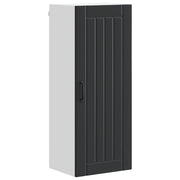 Mobile da cucina moderno con pratico spazio contenitivo 40 x 31 x 100 cm realizzato in legno composito nero 02_0054133