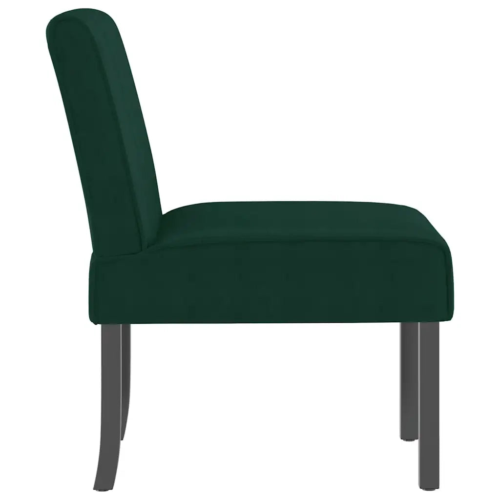 Sedia Pantofola Verde Scuro in Velluto 352453