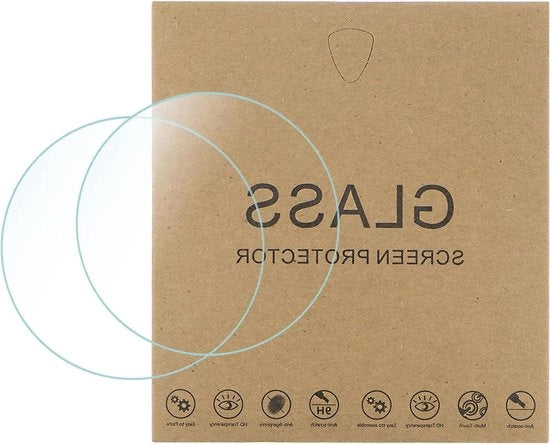 5-pack di coperture in vetro resistente per schermo smartwatch - 40,5 mm - alta resistenza al graffio - 9H durezza - 2,5D - protezione contro esplosioni