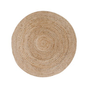 Tappeto Rotondo Bombay, Marrone, Juta, 120x120x1 cm