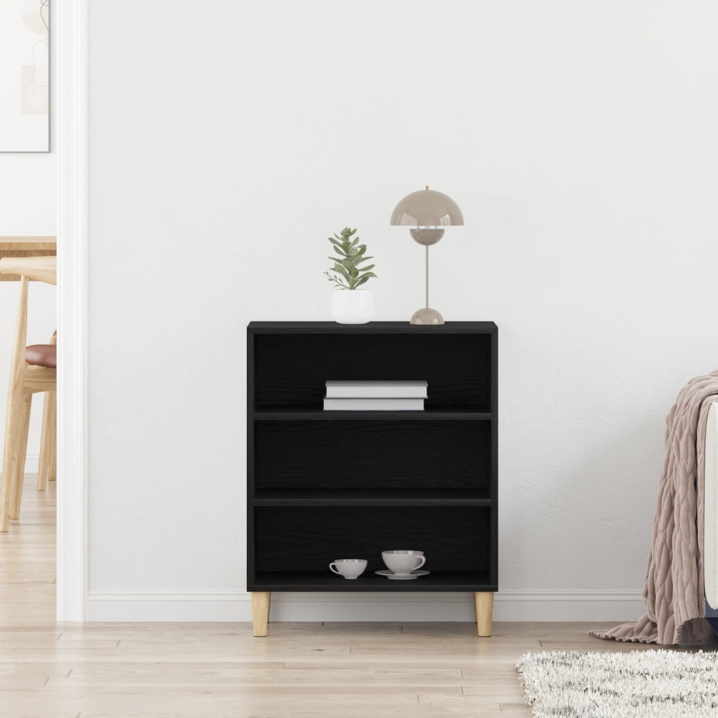 Sideboard  in Rovere Nero 57x35x70 cm in Legno ingegnerizzato