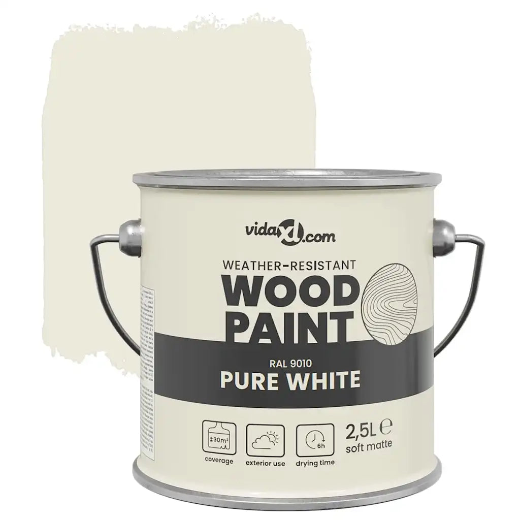 Vernice per legno Bianco 2,5 L Stampa da parete CFW1842824
