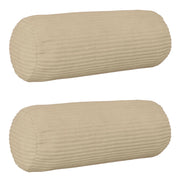 Federa 2 pcs HEERLEN Tortora Ø 15 x 40 cm corduroy 923263