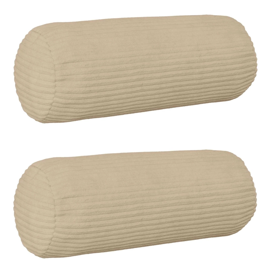 Federa 2 pcs HEERLEN Tortora Ø 15 x 40 cm corduroy 923263