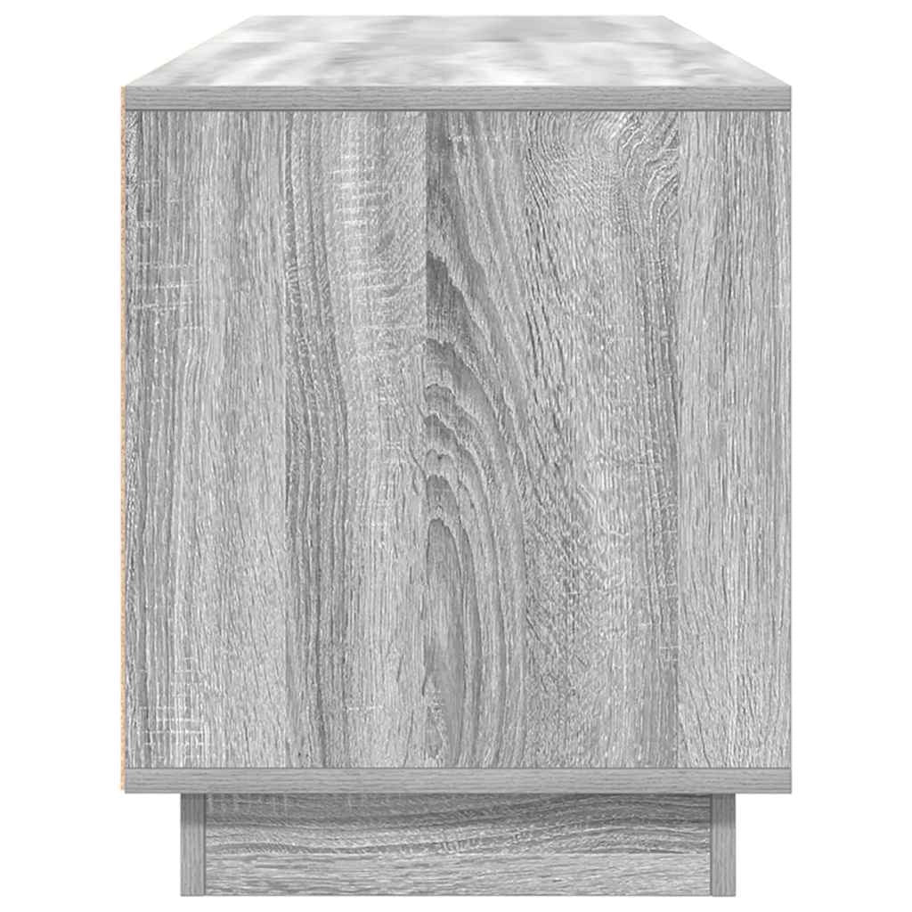 Mobile TV moderno di design con contenitore 160,5 x 41 x 50 cm in legno ingegnerizzato Sonoma grigio 02_0055835