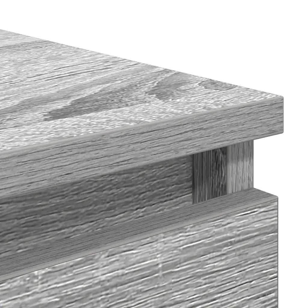 Credenza Grigio Sonoma 37,5x35x76 cm in Legno Multistrato 861756