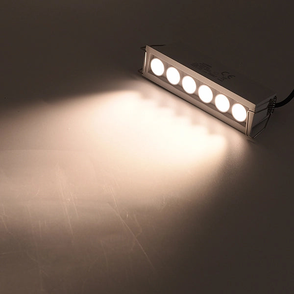 FARETTO LED RETTANGOLARE DA INCASSO 11W PER CONTROSOFFITTI - ILLUMINAZIONE NATURALE 4000K° DI ALTA QUALITA'