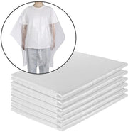 Set di mantelli per capelli da taglio in plastica impermeabile per adulti e bambini 50 pz 130 x 110 cm